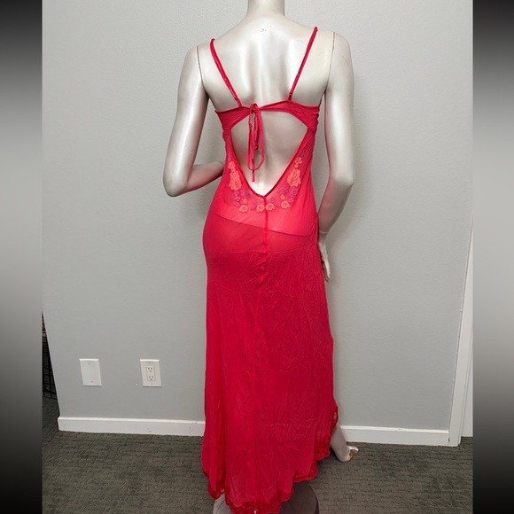 Vintage 100% Silk Lace Dress Vintage Silk Dress Vintage Victorias Secret Silk - Picture 7 of 12